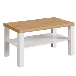 Dohányzóasztal Olaf XI fehér/craft kép