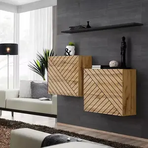 Komód Switch I Line Wotan/Fekete Wtsl Sw SB1 - L kép