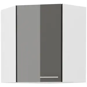 Konyhaszekrény LARA GREY 60X60 GN-72 2F (45°) kép
