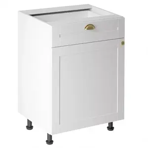 Konyhaszekrény linea d60s1 white kép