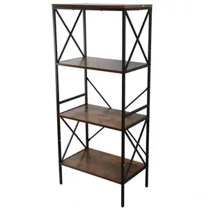 Regál Loft 8631 H dark vintage wood kép
