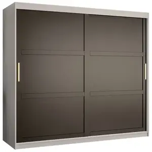 Szekrény Amiro 1 200 fehér/fekete kép