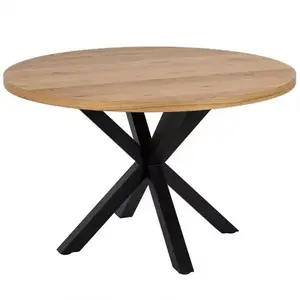 Asztal Bazyli 120 cm tölgy wotan kép