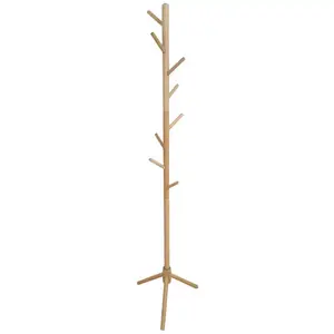 Fa akasztó 9462 Wooden természetes kép