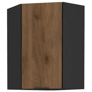 Konyhaszekrény Monza dió okapi 60x60 Gn-90 1f (45°) kép