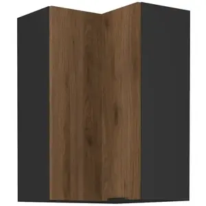 Konyhaszekrény Monza dió okapi 60x60 Gn-90 1f (90°) kép