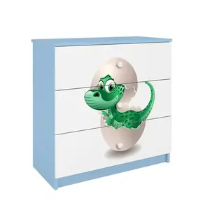 Komód gyermek számára Babydreams Kék– Dino kép