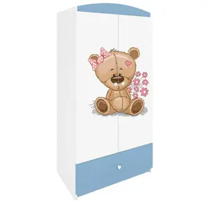 Szekrény Babydreams Kék – Medve Virágok kép