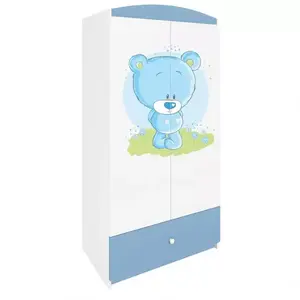 Szekrény Babydreams Kék – Medve Kék kép