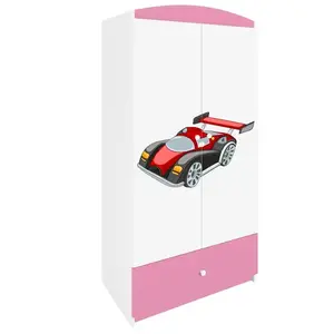 Szekrény Babydreams Rózsaszín – Auto kép