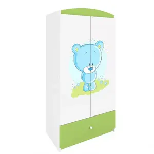 Szekrény Babydreams Zöld – Medve Kék kép