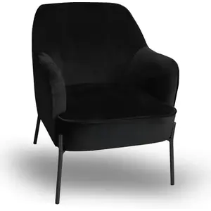 Fotel Bob WX-2924 Black Velvet 19 kép
