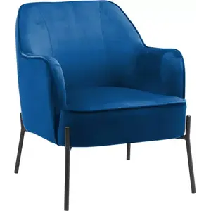 Fotel Bob WX-2924 Blue Velvet 16 kép
