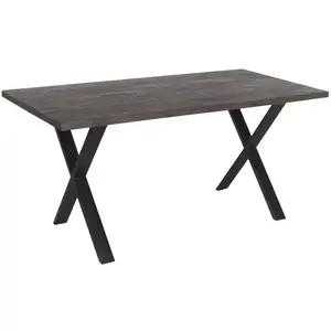 Asztallap fekete TT SW504 9549 200x90 cm szürke kép