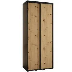 Szekrény 45 Canaris 1 100 fekete/artisan/fekete kép