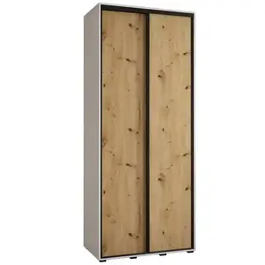 Szekrény 45 Canaris 1 120 fehér/artisan/fekete kép