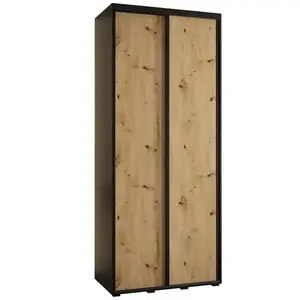 Szekrény 45 Canaris 1 120 fekete/artisan/fekete kép