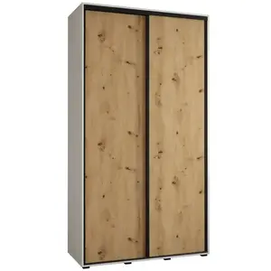 Szekrény 45 Canaris 1 130 fehér/artisan/fekete kép