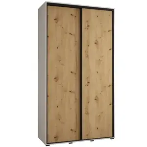 Szekrény 45 Canaris 1 140 fehér/artisan/fekete kép