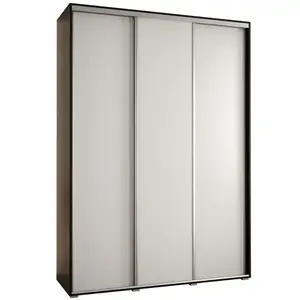Szekrény 45 Canaris 1 180 fekete/fehér/silver kép
