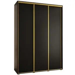 Szekrény 45 Canaris 1 180 fekete/gold kép