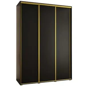 Szekrény 45 Canaris 1 190 fekete/gold kép