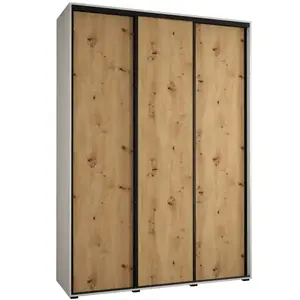 Szekrény 45 Canaris 1 200 fehér/artisan/fekete kép