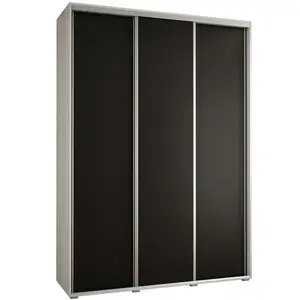 Szekrény 45 Canaris 1 200 fehér/fekete/silver kép
