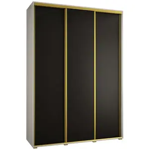 Szekrény 45 Canaris 1 200 fehér/fekete/gold kép