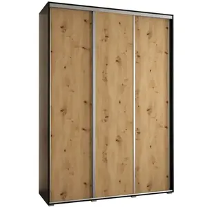 Szekrény 45 Canaris 1 200 fekete/artisan/silver kép