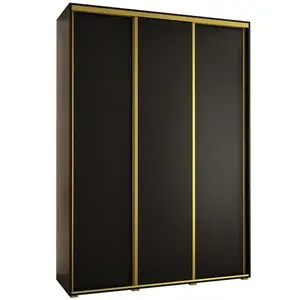 Szekrény 45 Canaris 1 200 fekete/gold kép