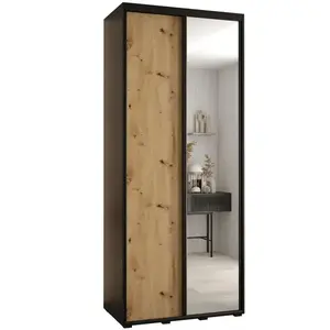 Szekrény 45 Canaris 3 100 fekete/artisan/fekete kép