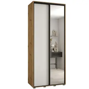 Szekrény 45 Canaris 3 110 artisan/fehér/fekete kép