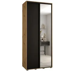 Szekrény 45 Canaris 3 110 artisan/fekete/fekete kép