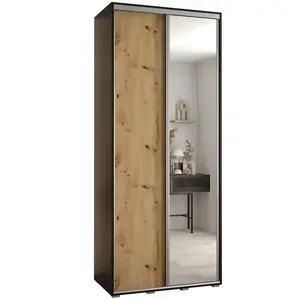 Szekrény 45 Canaris 3 110 fekete/artisan/silver kép