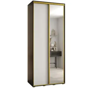 Szekrény 45 Canaris 3 110 fekete/fehér/gold kép