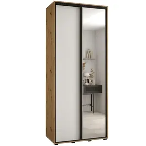 Szekrény 45 Canaris 3 120 artisan/fehér/fekete kép