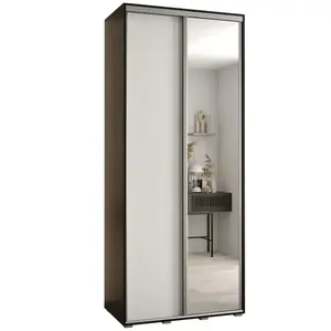 Szekrény 45 Canaris 3 130 fekete/fehér/silver kép