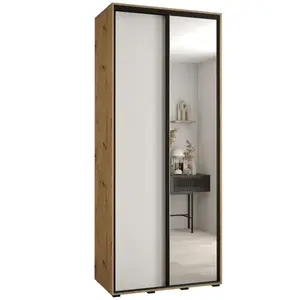 Szekrény 45 Canaris 3 140 artisan/fehér/fekete kép