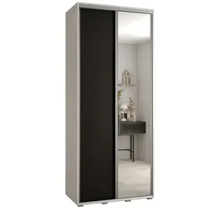 Szekrény 45 Canaris 3 140 fehér/fekete/silver kép