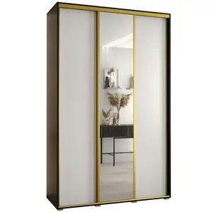 Szekrény 45 Canaris 3 150 fekete/fehér/gold kép