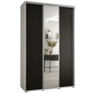 Szekrény 45 Canaris 3 160 fehér/fekete/silver kép