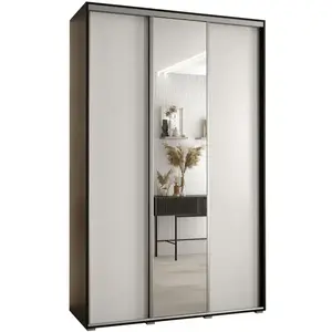 Szekrény 45 Canaris 3 170 fekete/fehér/silver kép