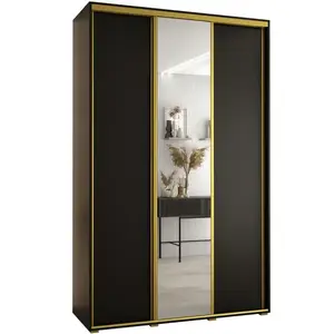 Szekrény 45 Canaris 3 180 fekete/gold kép