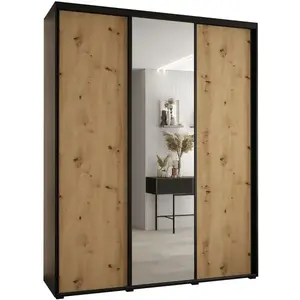 Szekrény 45 Canaris 3 200 fekete/artisan/fekete kép