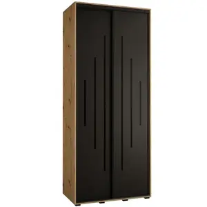 Szekrény 45 Canaris 12 100 artisan/fekete/fekete kép