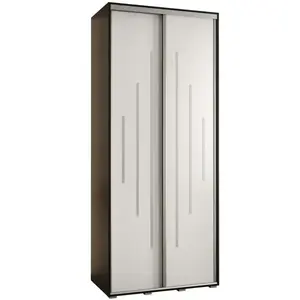 Szekrény 45 Canaris 12 100 fekete/fehér/silver kép