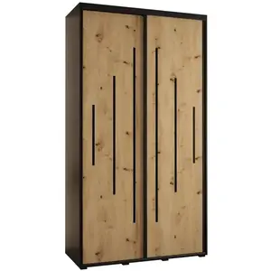 Szekrény 45 Canaris 12 130 fekete/artisan/fekete kép