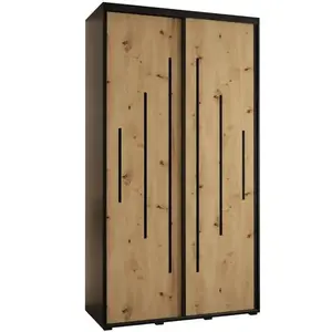 Szekrény 45 Canaris 12 140 fekete/artisan/fekete kép