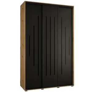 Szekrény 45 Canaris 12 150 artisan/fekete/fekete kép